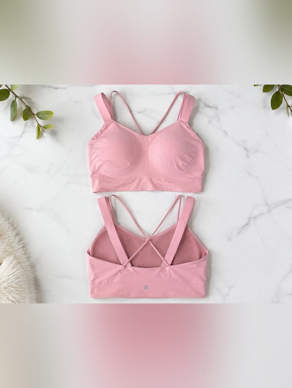 Lululemon Like a Cloud Longline Bra *Light Support, D/DD Cup Sz 12